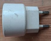 Adaptateur prise ronde sur prise plate