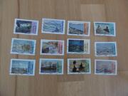 Série 12 timbres Avant et après l'Impressionnisme 2013