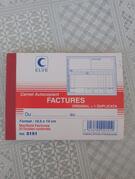 carnet autocopiant factures neuf