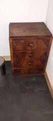commode basse art déco 4 tiroirs