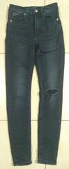 Jean troué slim noir fille 14 ans ou femme XS