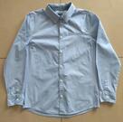 Chemise bleue garçon 12 ans manches longues