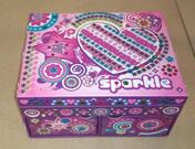 Boite à bijoux JE DECORE MA BOITE A BIJOUX Crea et Cie