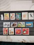 timbres français oblitérés lot AL