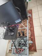 pour simulateur de conduite structure métal et siege baquet