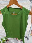 Tshirt rando Quechua femme sans manches vert foncé / kaki Taille EUR = XL