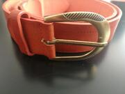 Ceinture femme orange
