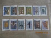 12 timbres oblitérés "Reflets d'animaux"