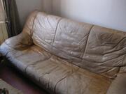 CANAPE + FAUTEUIL CUIR