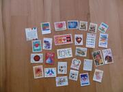 Timbres thématique LOVE, COEURS