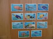 Timbres Poissons ILE MAURICE