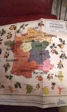 Grande carte de France. 70 sur 70.