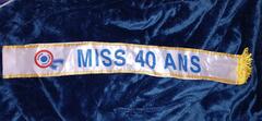Écharpe Miss 40 ans