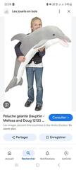 peluche dauphin géant