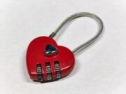 Cadenas en forme de coeur