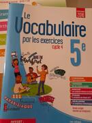 cahier de grammaire-vocabulaire 5e