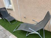 Lot de 2 relax extérieurs