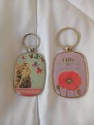 lot de 2 porte clefs