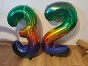 ballon anniversaire chiffre 3 et 2
