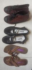 3 paires de chaussures