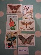 Timbres thème PAPILLONS