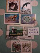 Timbres ANIMAUX MONDE 1