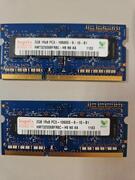barrettes de RAM (2x2Go) pour ordi portable