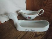 Saucier et plat à foie gras