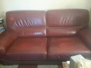 Banquette cuir 3 places TBE