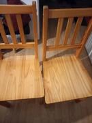 lot de 2 chaises bois