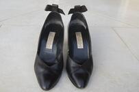 Escarpins en cuir noir