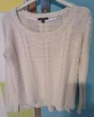 PULL BEIGE CLAIR TAILLE S