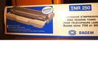 Rare, toner TNR250 SAGEM pour télécopieur (fax). Neuf sous emballage.