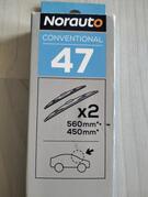 Essuie glace avant 47 neuf (56 et 45 cm)