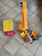 Camions et grue plastique pour enfant