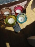 support avec 4 bougies