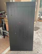 Chute de plan de travail noir