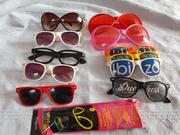 Lot de lunettes déguisement