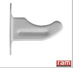 Support radiateur type rideau