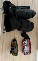 gants et lunettes ski