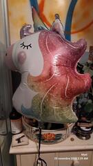 ballon licorne gonflé