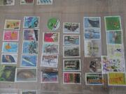 24 timbres oblitérés France 2003 et 2004