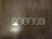 12 anneaux de rideaux