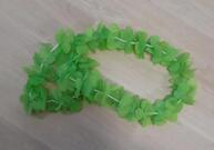 collier de fleurs en tissu