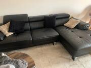 canapé similicuir encore confortable