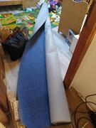 moquette bleue très bon état