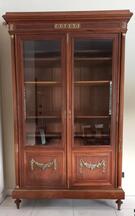 Bibliothèque 19eme - Vitres biseautées