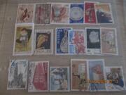 18 timbres oblitérés EUROPA - années 1970