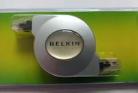 Câble RJ45 (éthernet) rétractable sur enrouleur, longueur 1.5 mètre