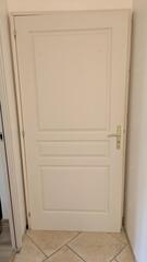 Porte d'intérieur en bois 93 cm